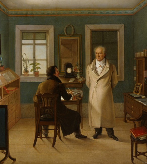 Goethe in seinem Arbeitszimmer