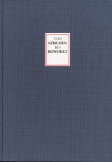 Titel: Von Göschen bis Rowohlt
